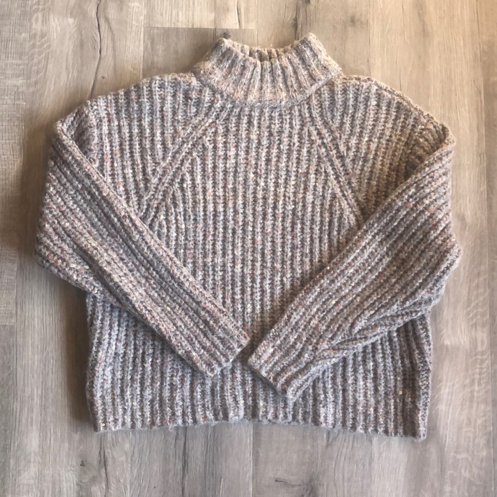 Mockneck sweater